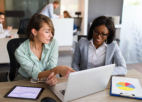 business women with laptop